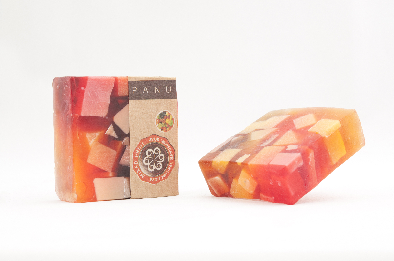 Mixed fruit square soap