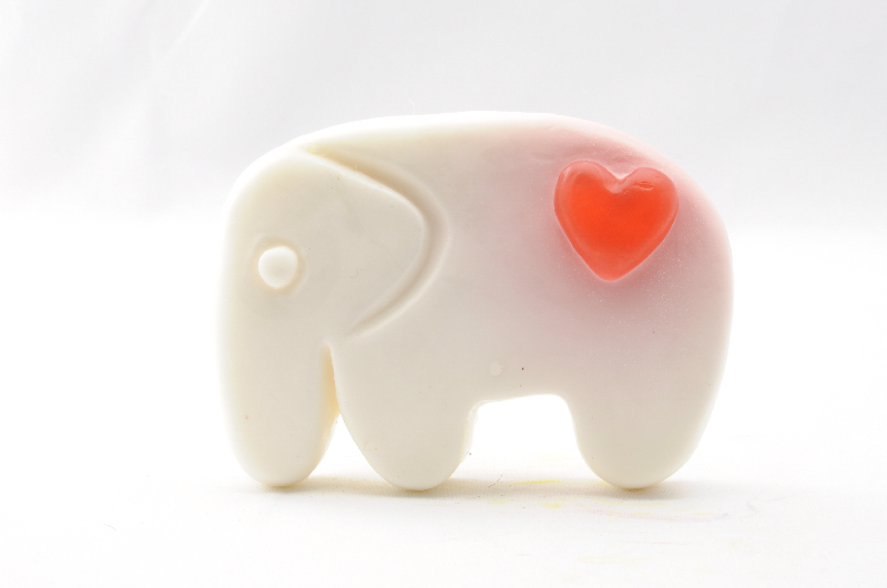 Elephant fancy soap